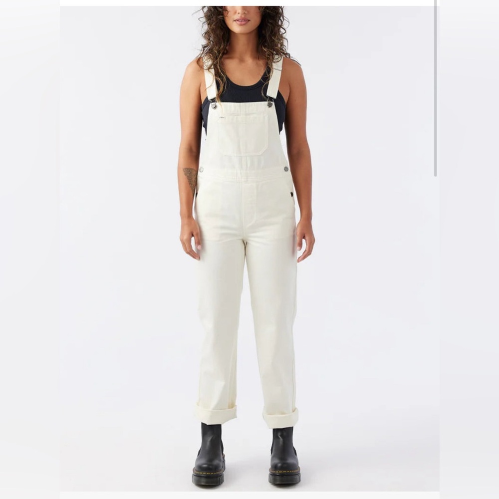 ATWYLD Outlier Overalls Vintage White XL NWT
